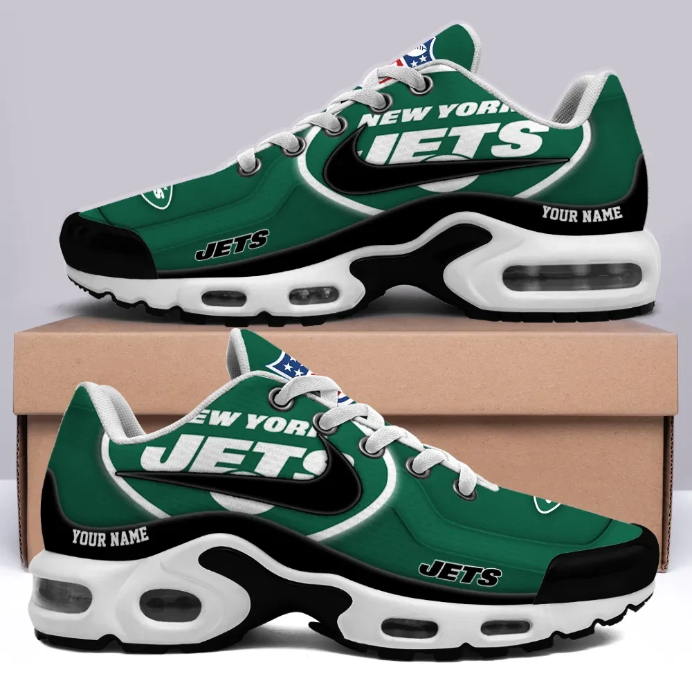 New York Jets Personalized Name Team Mix Colors V1 TN Air Max Shoes Air Cushion Sneakers