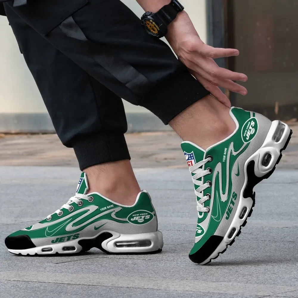 New York Jets Personalized Name Team Mix Colors V2 TN Air Max Shoes Air Cushion Sneakers