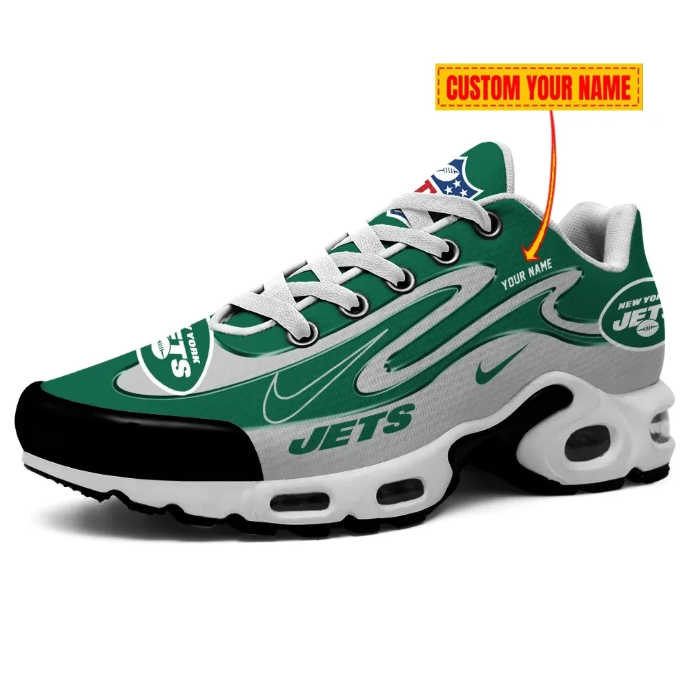 New York Jets Personalized Name Team Mix Colors V2 TN Air Max Shoes Air Cushion Sneakers