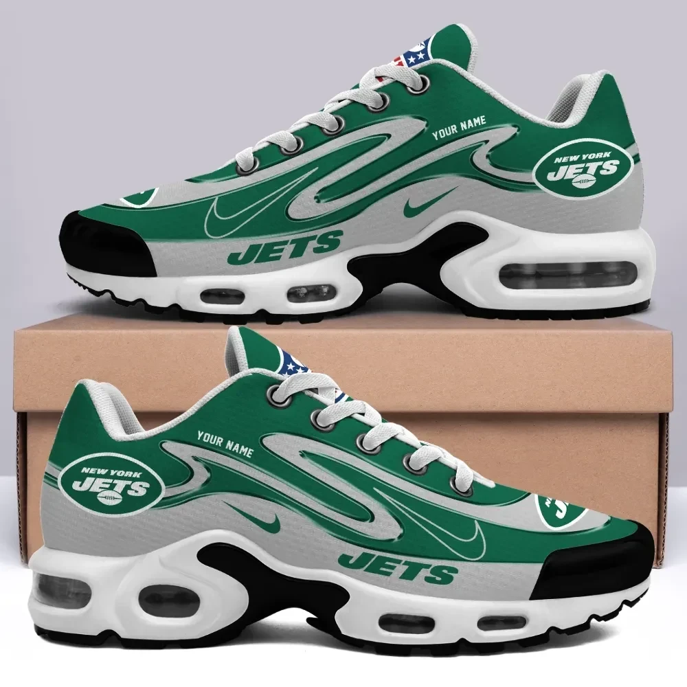 New York Jets Personalized Name Team Mix Colors V2 TN Shoes Air Cushion Sneakers