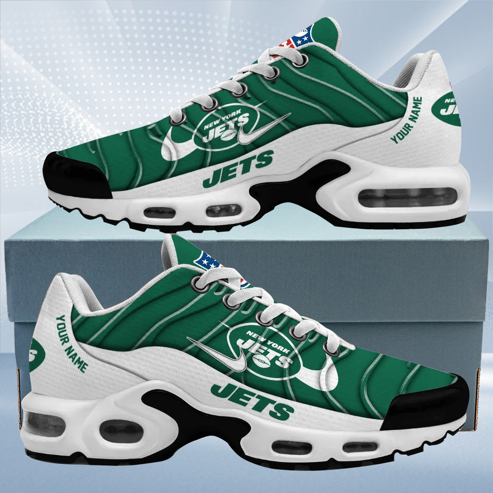 New York Jets Personalized Name Team Mix Colors V4 TN Air Max Shoes Air Cushion Sneakers