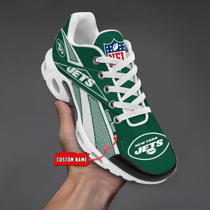 New York Jets Premium Air Max Plus Sport Sneakers For Fan Gifts
