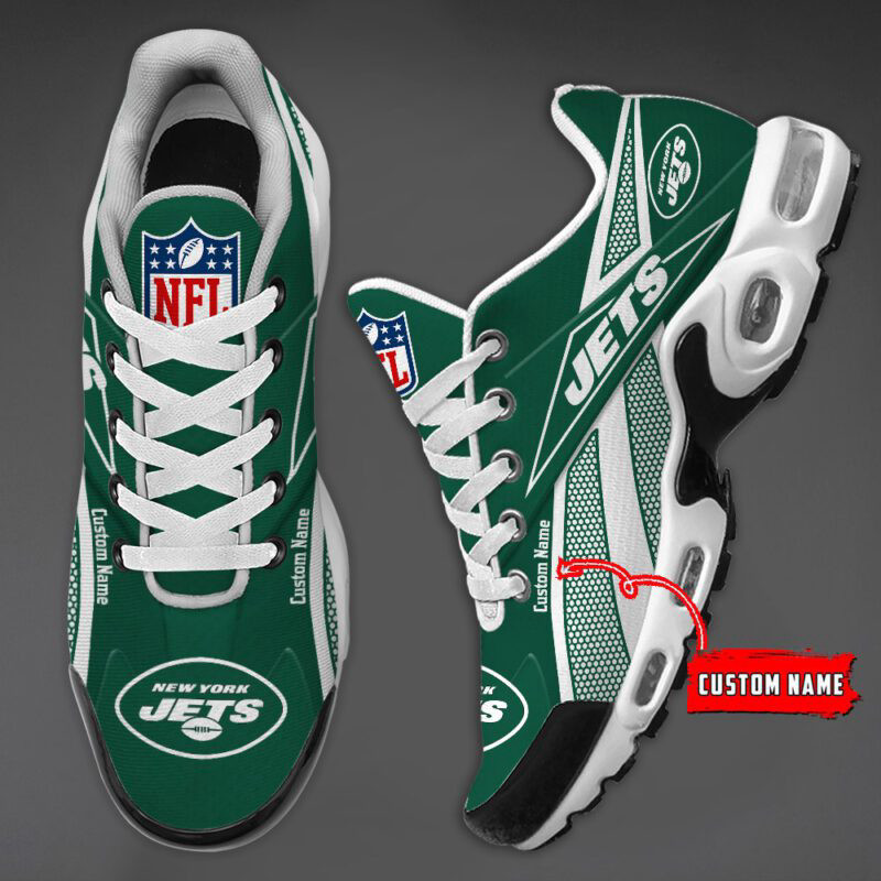 New York Jets Premium Air Max Plus Sport Sneakers For Fan Gifts