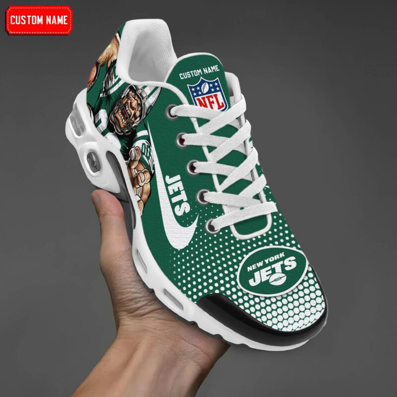 New York Jets Premium Air Max Plus Sport Sneakers For Fan Gifts