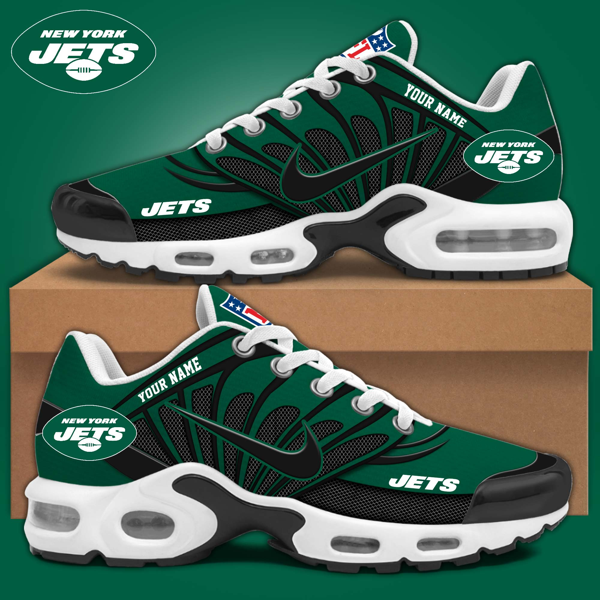 New York Jets TN Air Max Plus Shoes Sneakers For Men And Women