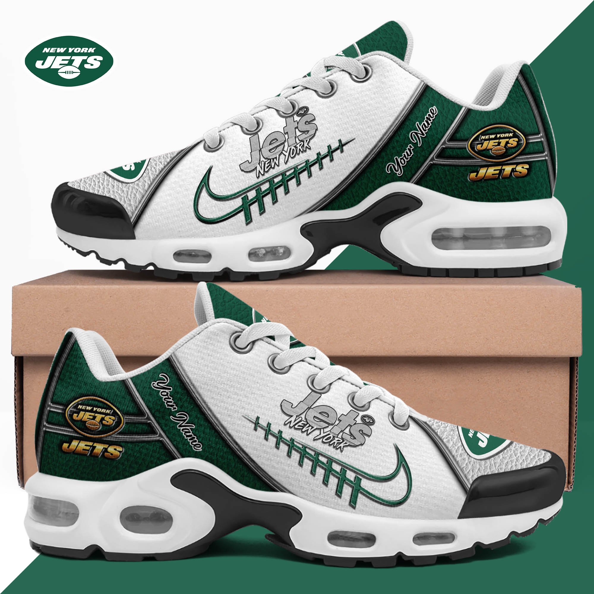 New York Jets TN Shoes 2025 Version Custom Your Name, Football Team Shoes 516