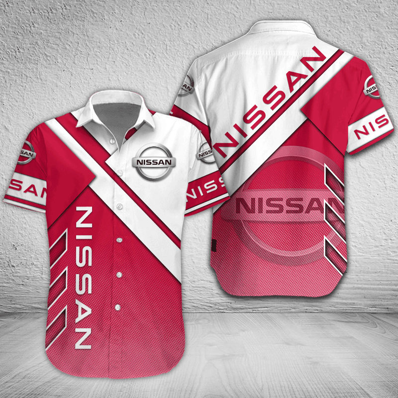 Nissan Button Shirt Custom Name, Multicolor 