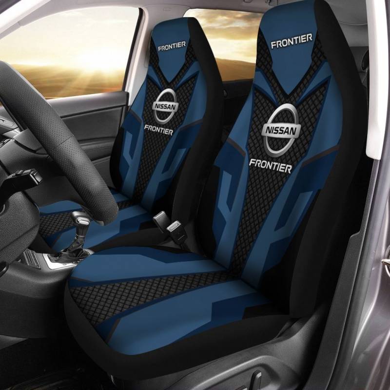 Nissan Frontier NCT Car Seat Cover (Set of 2) Ver 1 (Blue) 