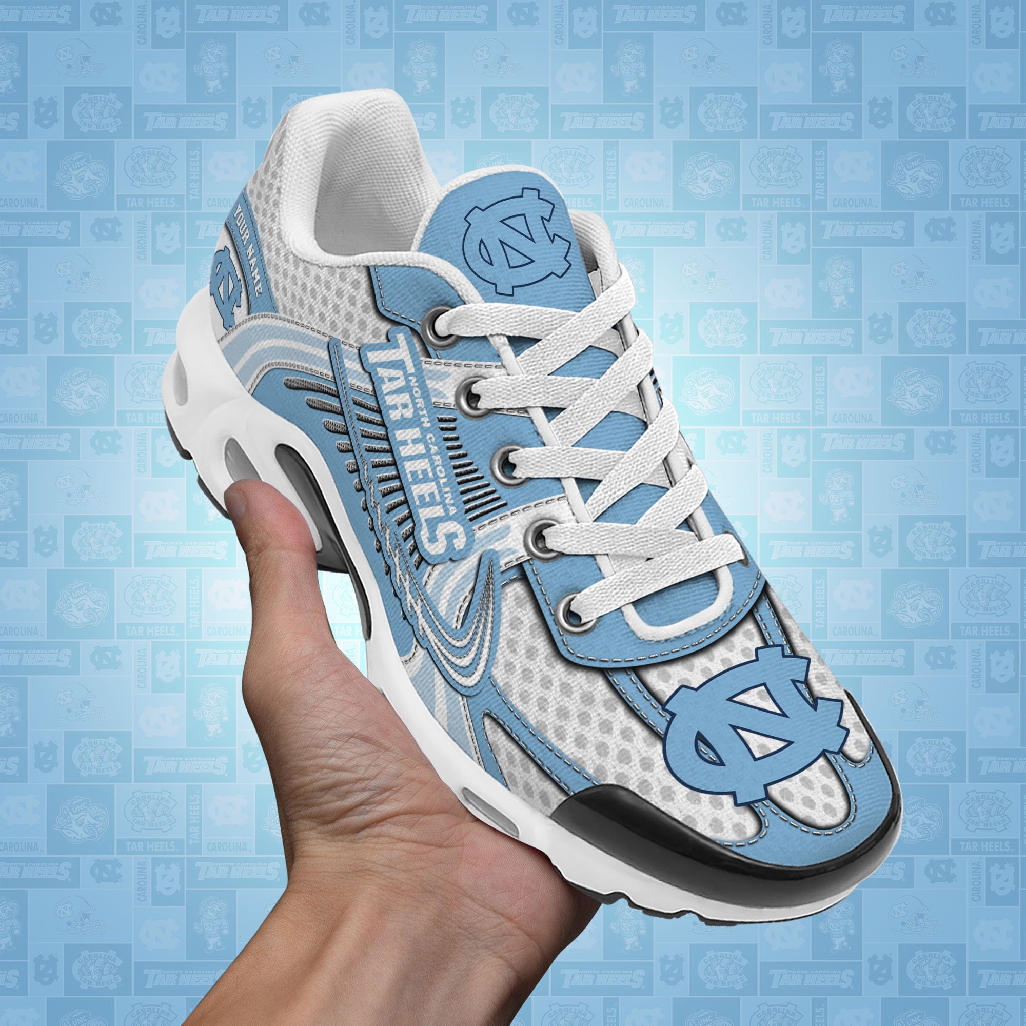 North Carolina Tar Heels TN Shoes Custom Your Name, Sport Shoes