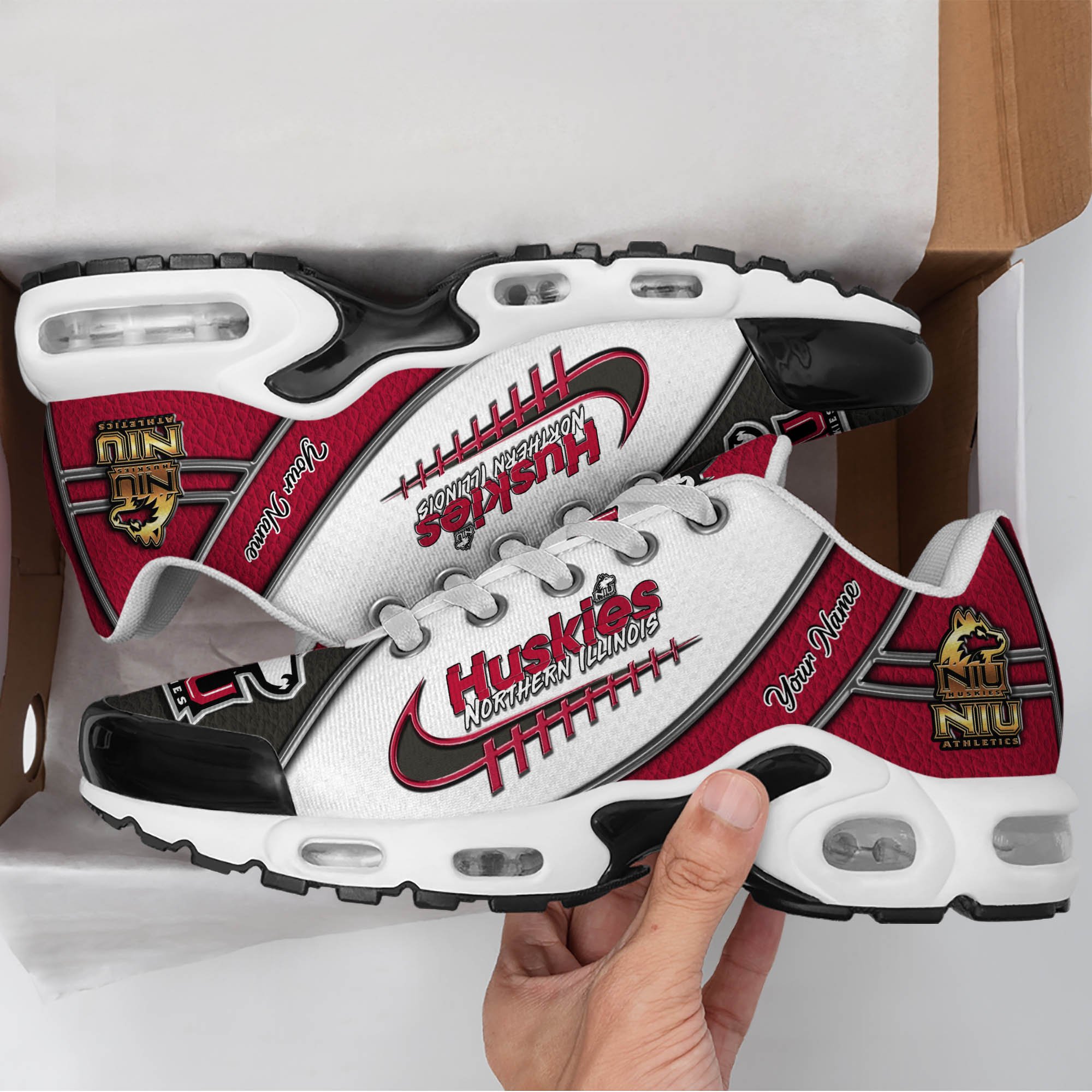 Northern Illinois Huskies TN Shoes 2025 Version Custom Your Name, Football Team Shoes, Football Shoes For Fans, Sport Gifts, Gifts For Lovers ETHY