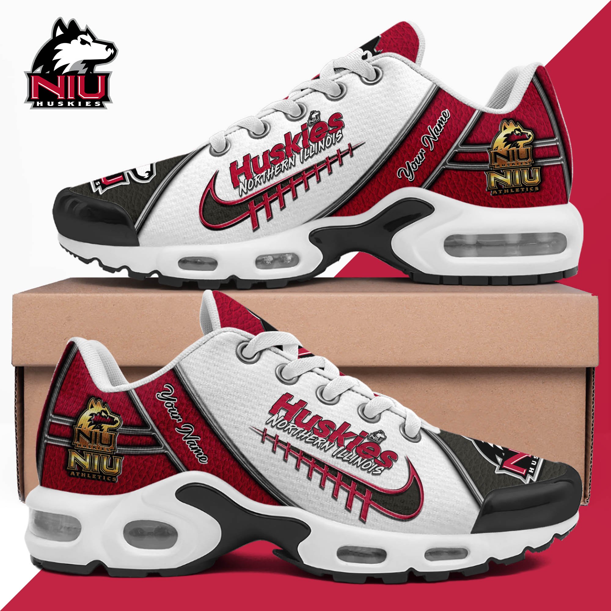 Northern Illinois Huskies TN Shoes 2025 Version Custom Your Name, Football Team Shoes, Football Shoes For Fans, Sport Gifts, Gifts For Lovers ETHY