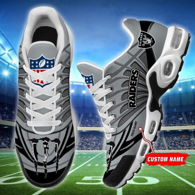 Oakland Raiders TN Air Max Plus Shoes Sneakers For Men And Women