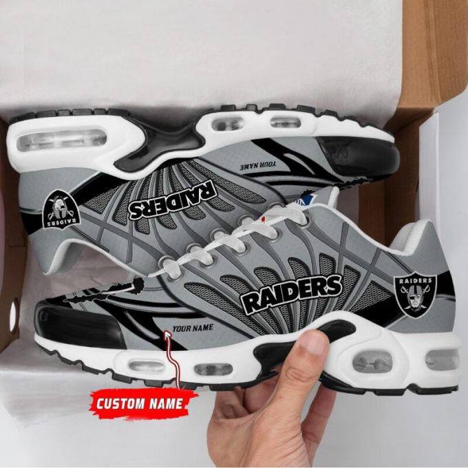 Oakland Raiders TN Air Max Plus Shoes Sneakers For Men And Women