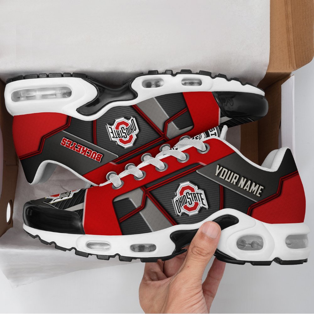 Ohio State Buckeyes TN Shoes 2025 Version Personalized Your Name, Sport Team Shoes, Gifts For Fan ETHY 51335