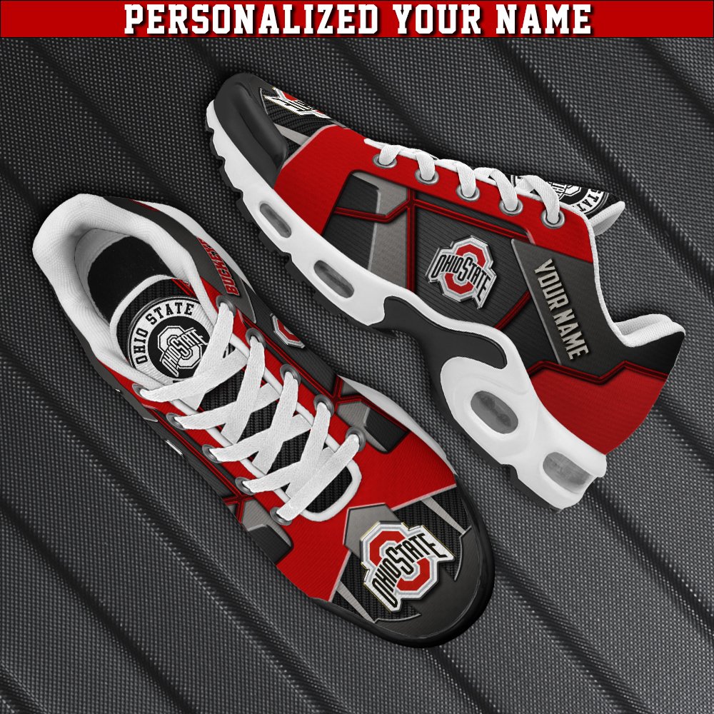 Ohio State Buckeyes TN Shoes 2025 Version Personalized Your Name, Sport Team Shoes, Gifts For Fan ETHY 51335