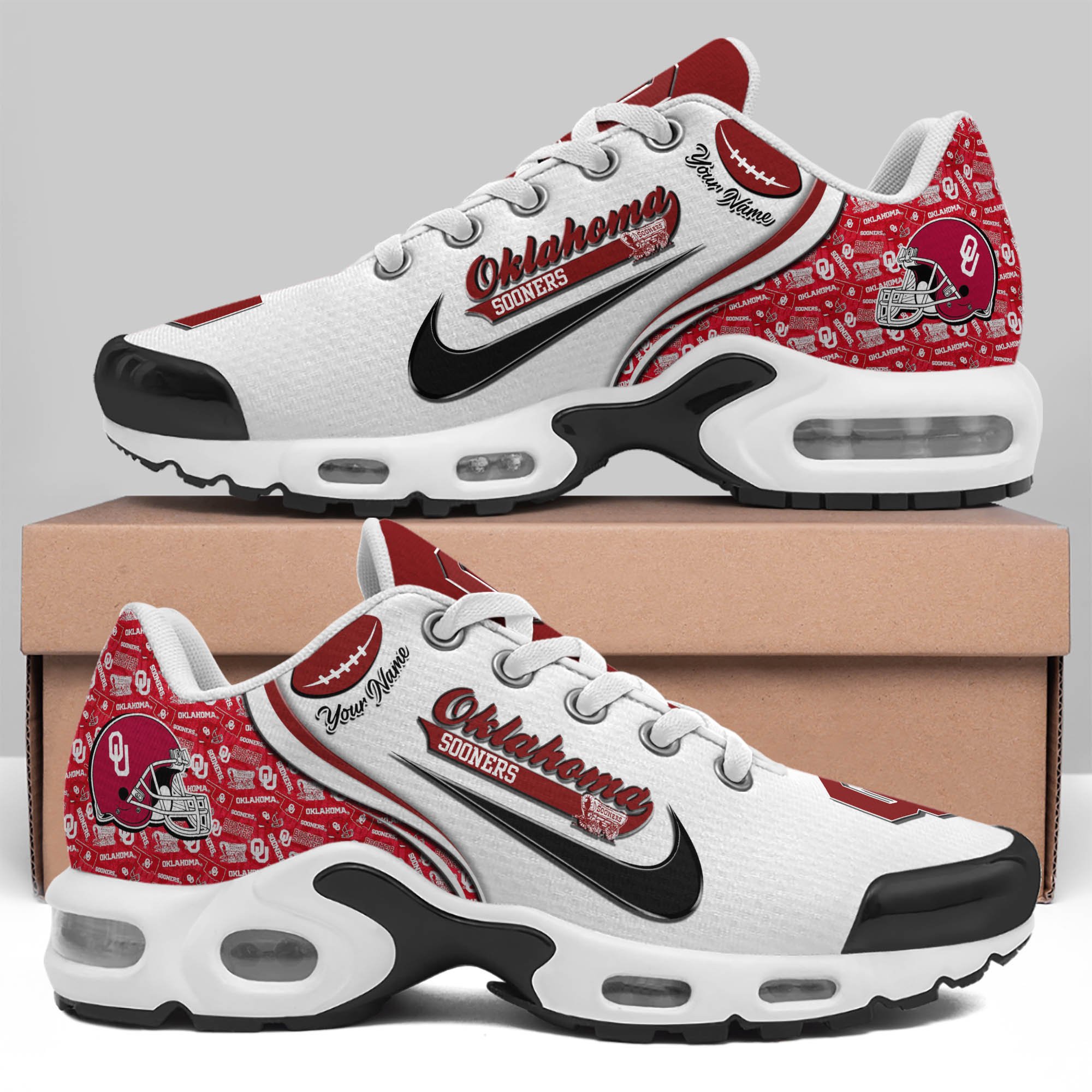 Oklahoma Sooners TN Shoes 2025 Version Custom Your Name 499