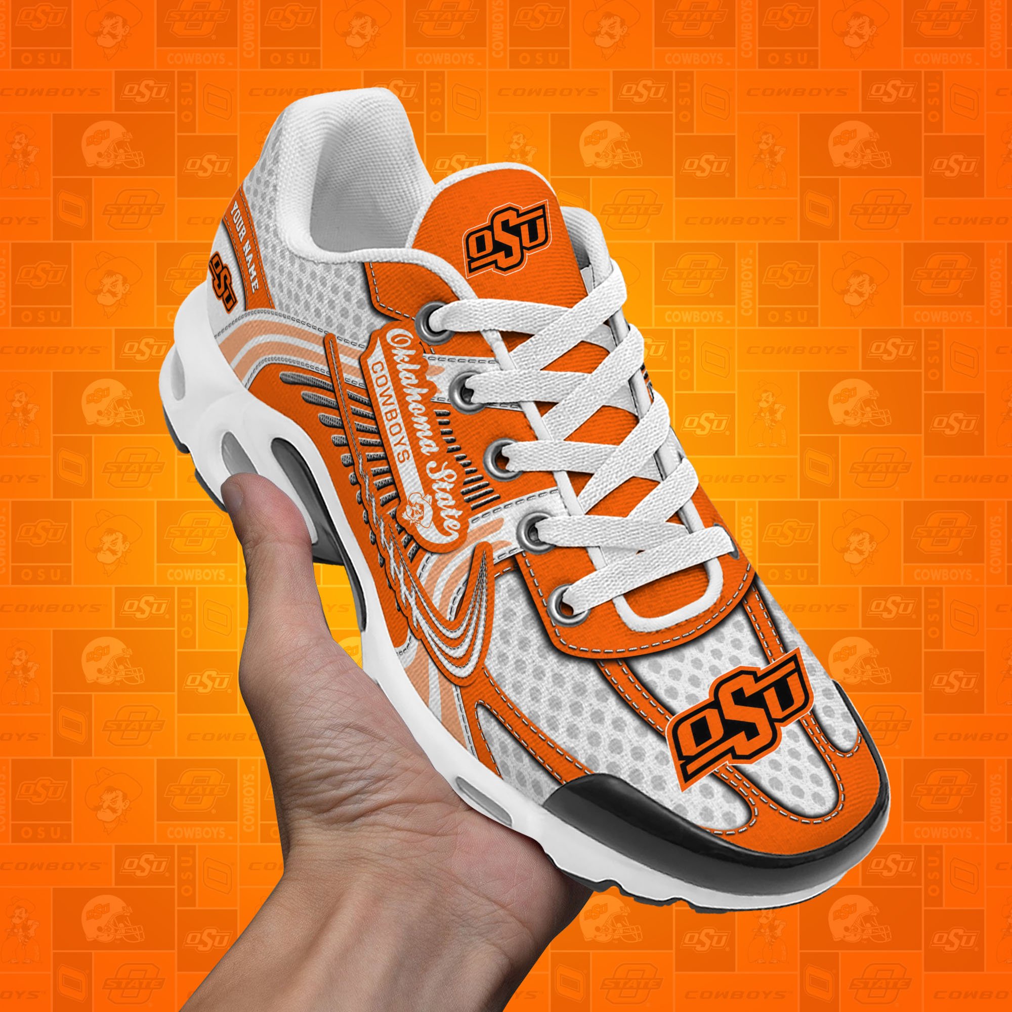 Oklahoma State Cowboys TN Shoes Custom Your Name, Sport Shoes
