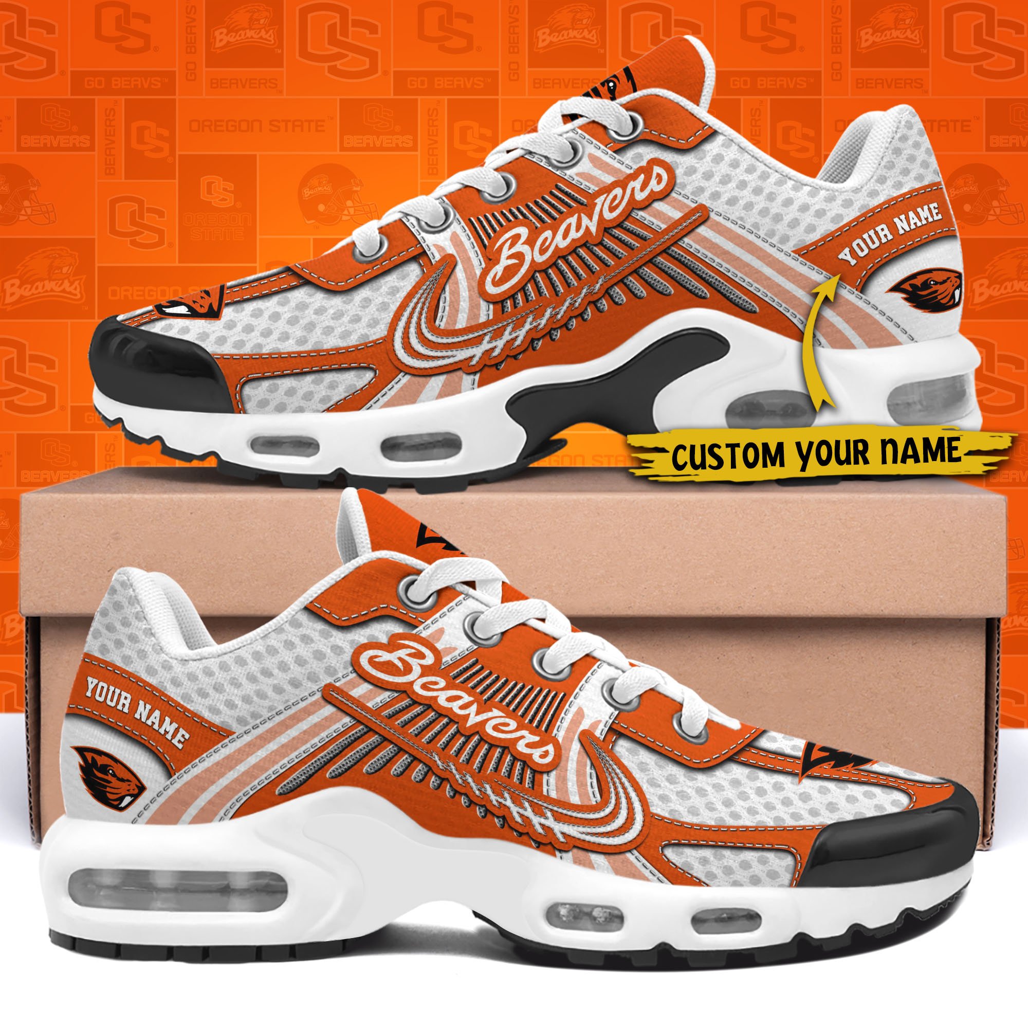 Oregon State Beavers TN Shoes Custom Your Name, Sport Shoes