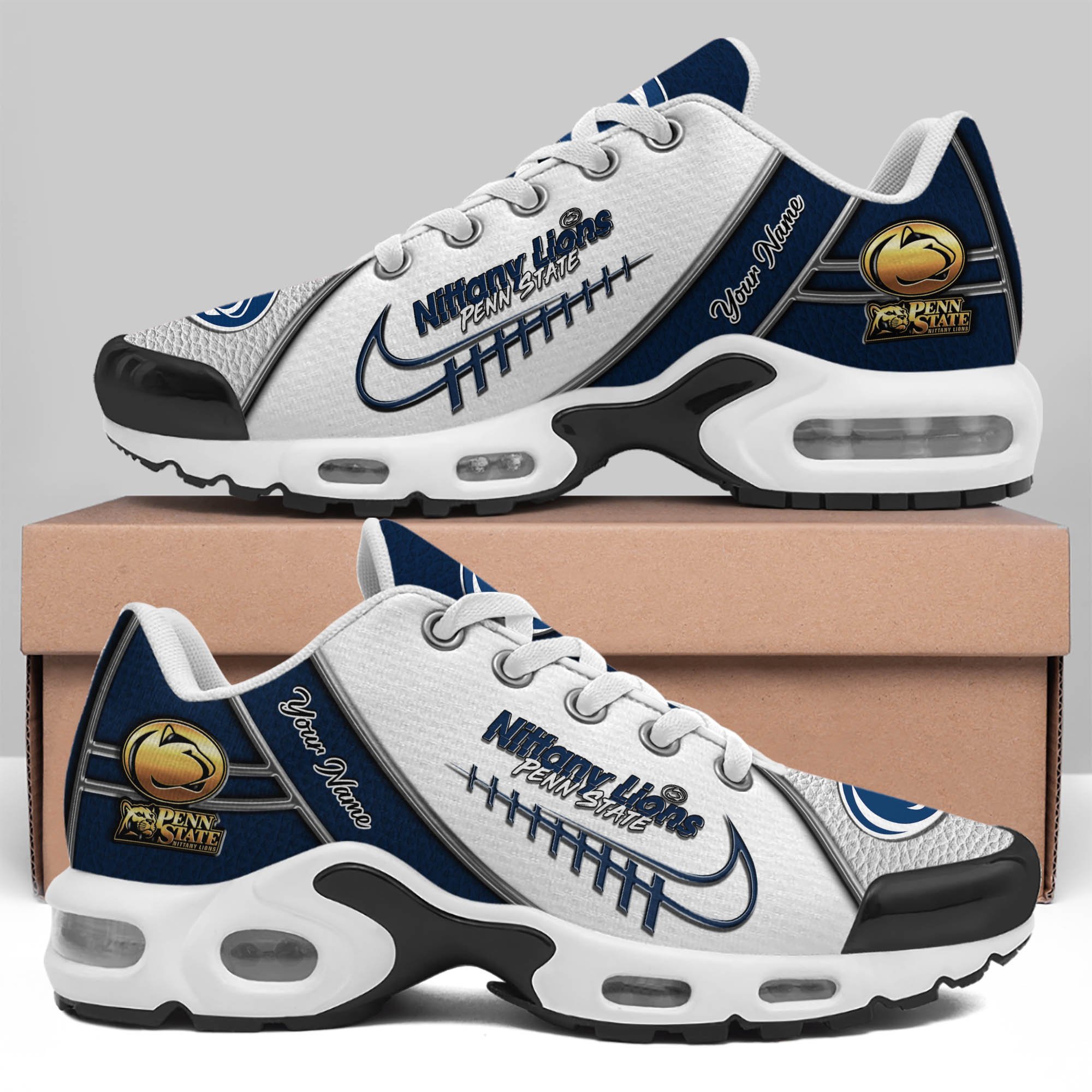Penn State Nittany Lions TN Shoes 2025 Version Custom Your Name, Football Team Shoes, Football Shoes For Fans, Sport Gifts, Gifts For Lovers ETHY