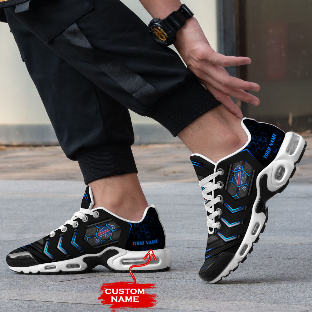 Personalized Buffalo BillsTeam Logo Team Neon Color TN Air Max Shoes Air Cushion Sneakers
