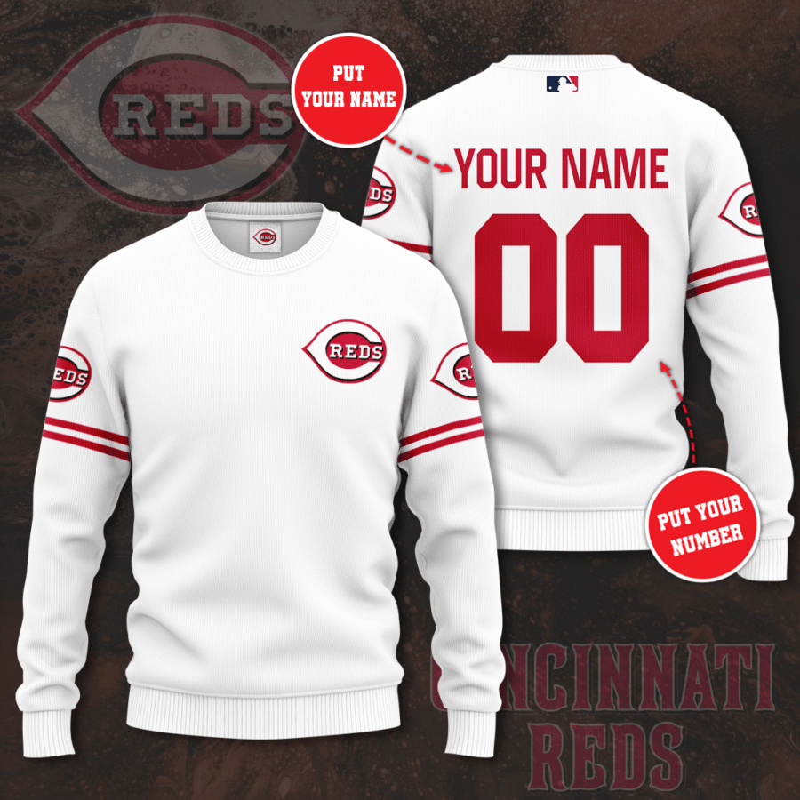 Personalized Cincinnati Reds 3D Sweatshirt 