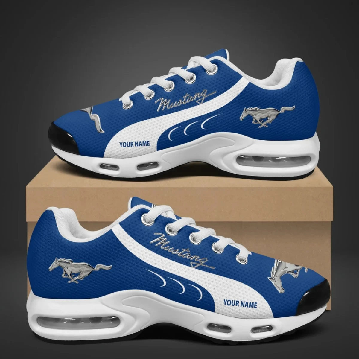 Personalized Ford Mustang Air Cushion Sneaker V6