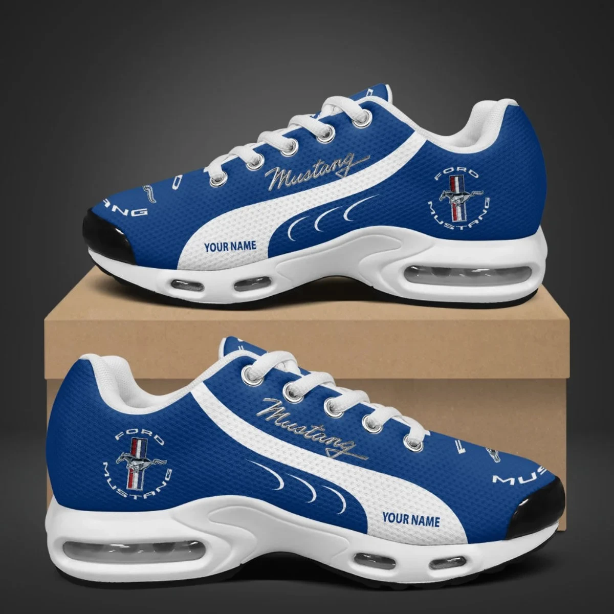 Personalized Ford Mustang Air Cushion Sneaker V7