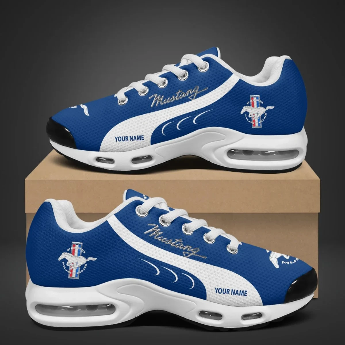 Personalized Ford Mustang Air Cushion Sneaker V8