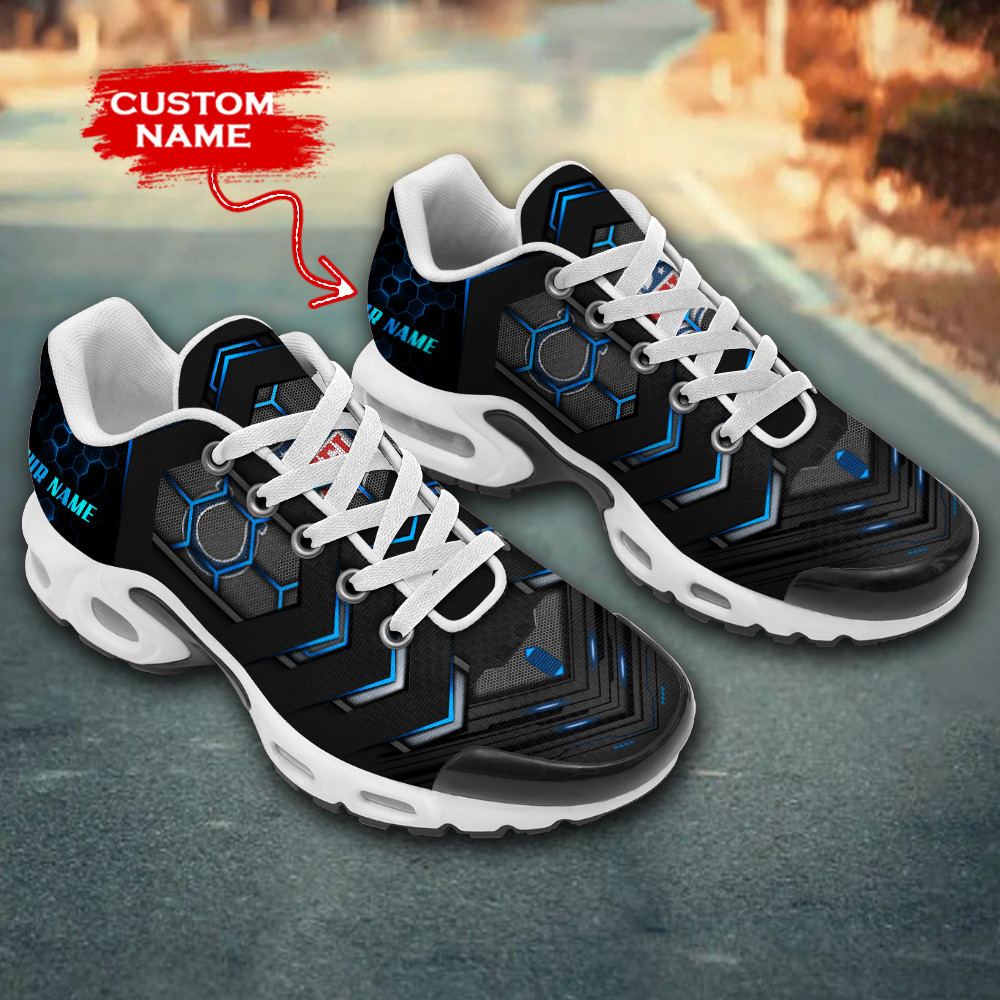 Personalized Indianapolis ColtsTeam Logo Team Neon Color TN Air Max Shoes Air Cushion Sneakers