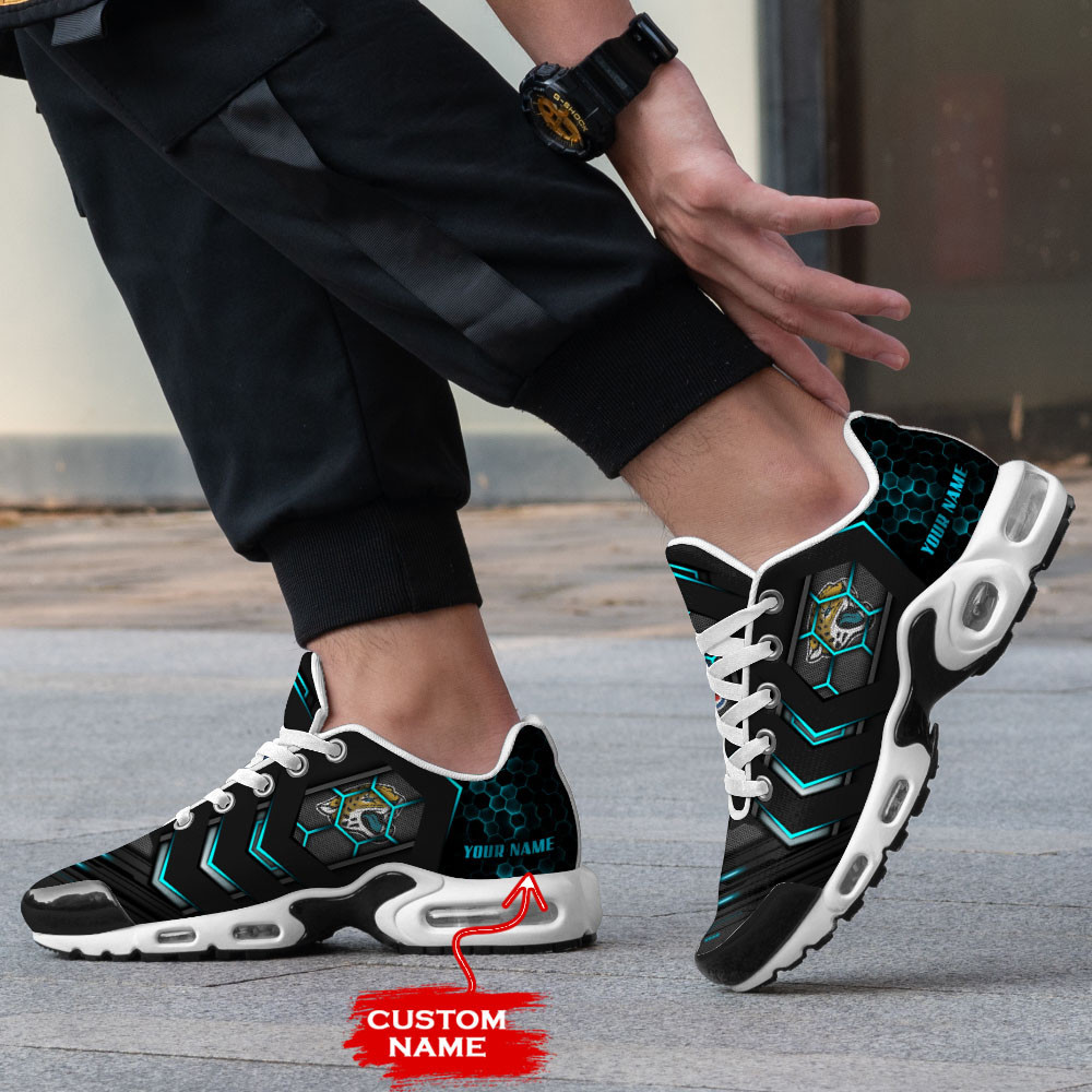 Personalized Jacksonville Jaguars Team Logo Team Neon Color TN Shoes Air Cushion Sneakers