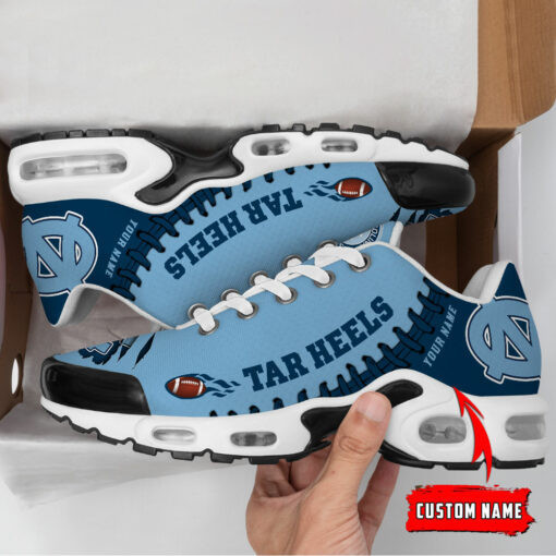 Personalized North Carolina Tar Heels Team Logo Pattern TN Air Max Shoes Air Cushion Sneakers