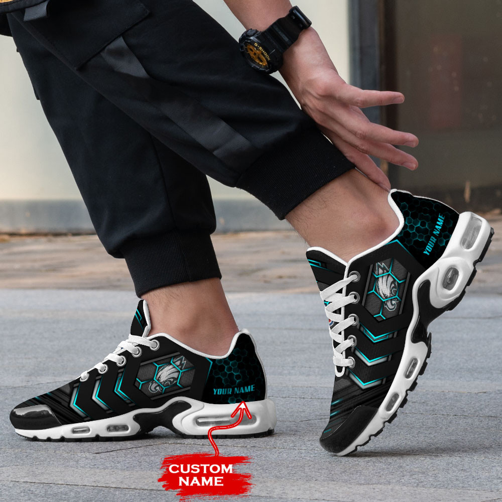 Personalized Philadelphia Eagles Team Logo Team Neon Color TN Air Max Shoes Air Cushion Sneakers