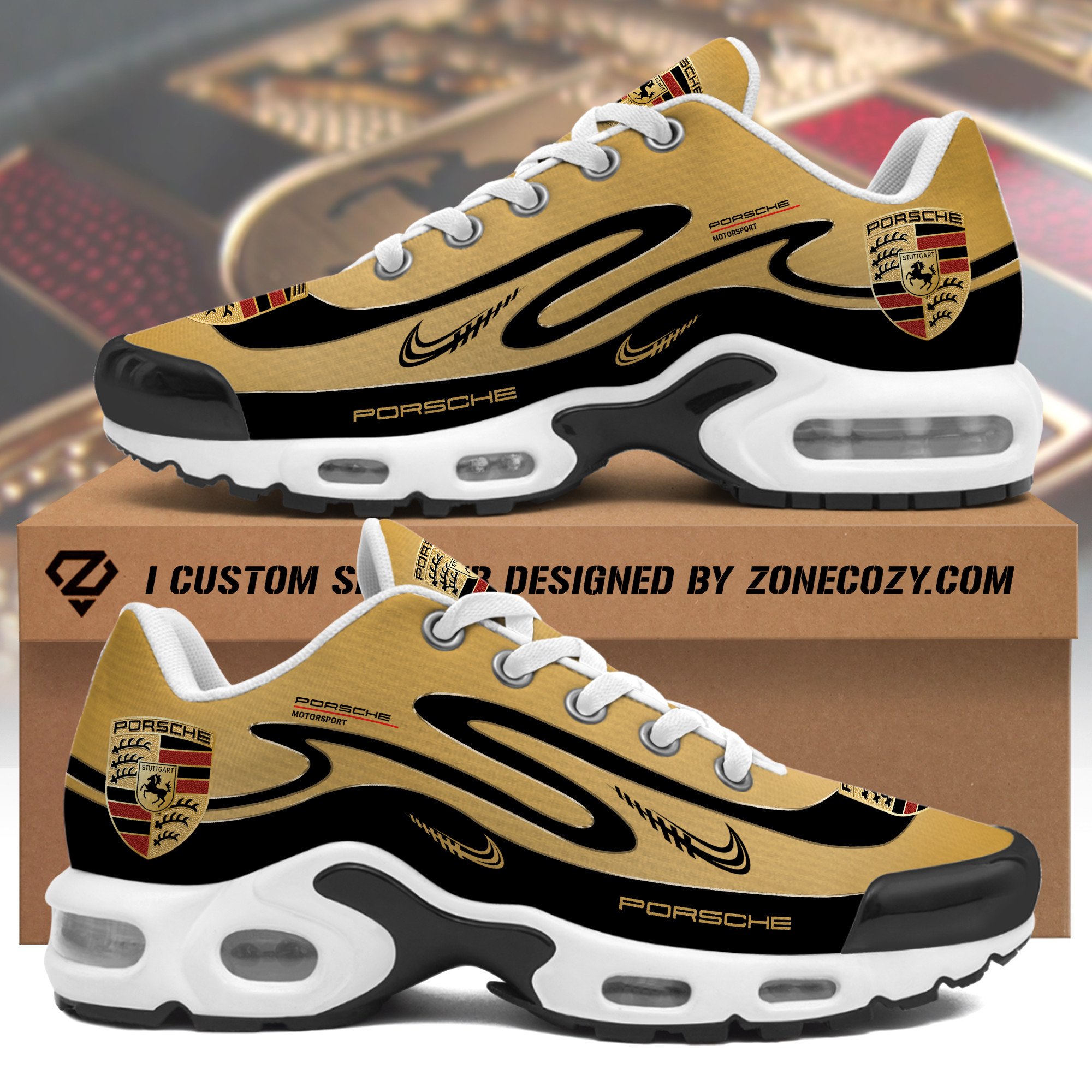 Personalized Porsche Air Cushion Sneaker V7