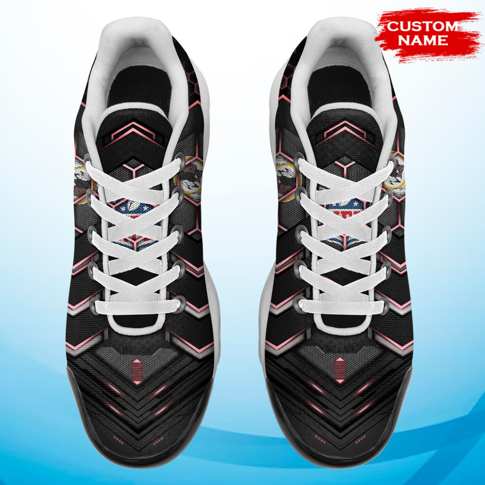 Personalized Washington Redskins Team Logo Team Neon Color TN Air Max Shoes Air Cushion Sneakers