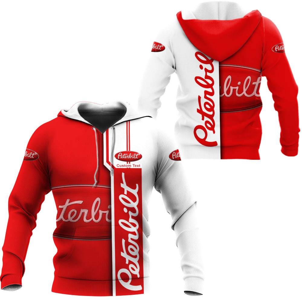 Peterbilt 3D Apparel Zip Hoodie,Pant,Polo, Button Hawaii Shirt Personalized 