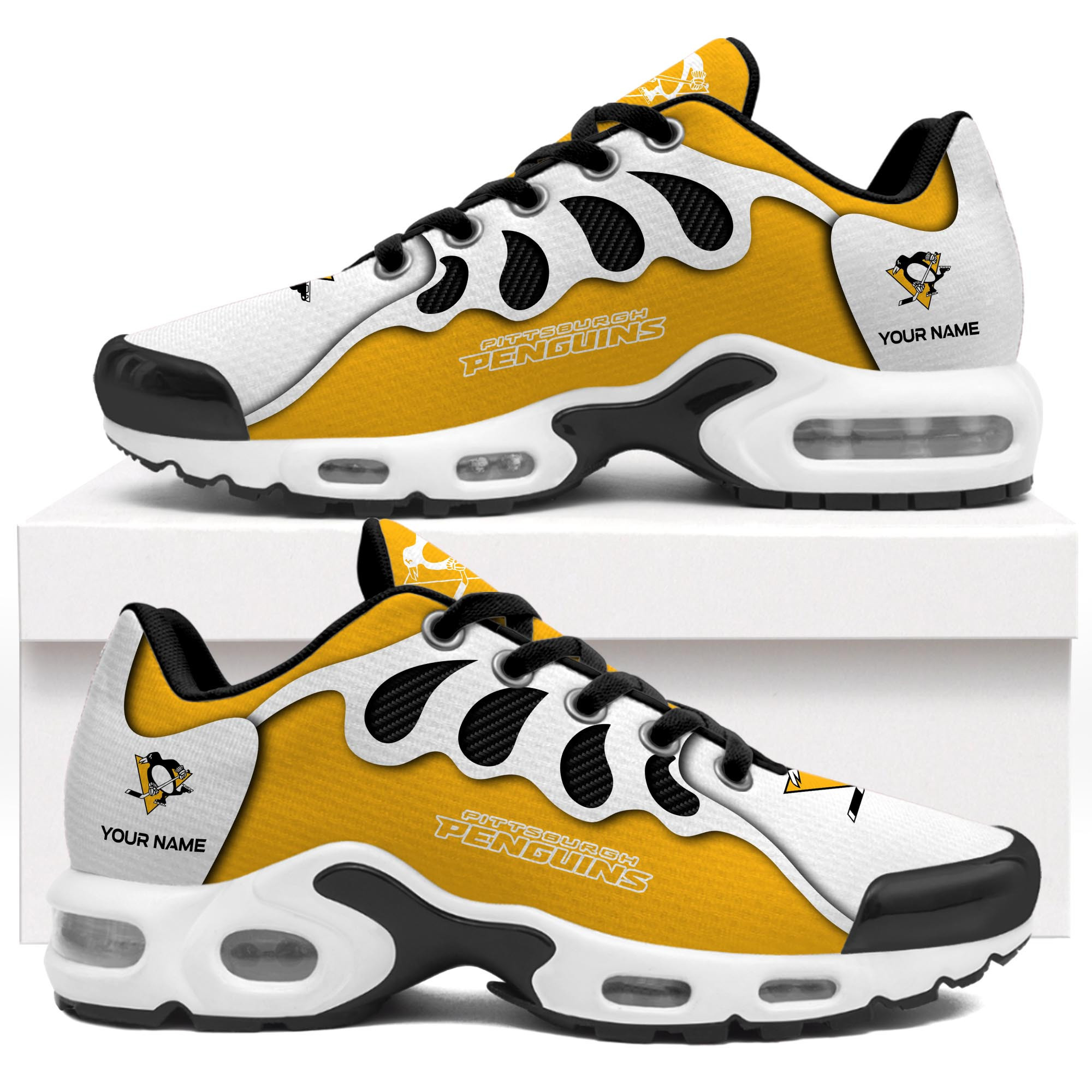 Pittsburgh Penguins TN Air Max Plus Shoes Sneakers For Men And Women