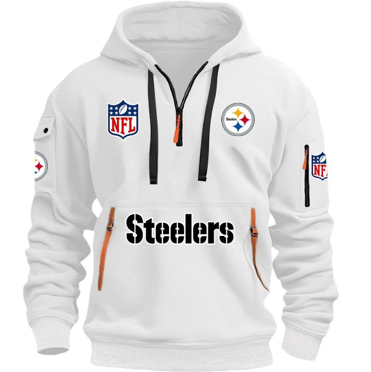 Pittsburgh Steelers - HOODIE HALF ZIPPER - QTA405111350 