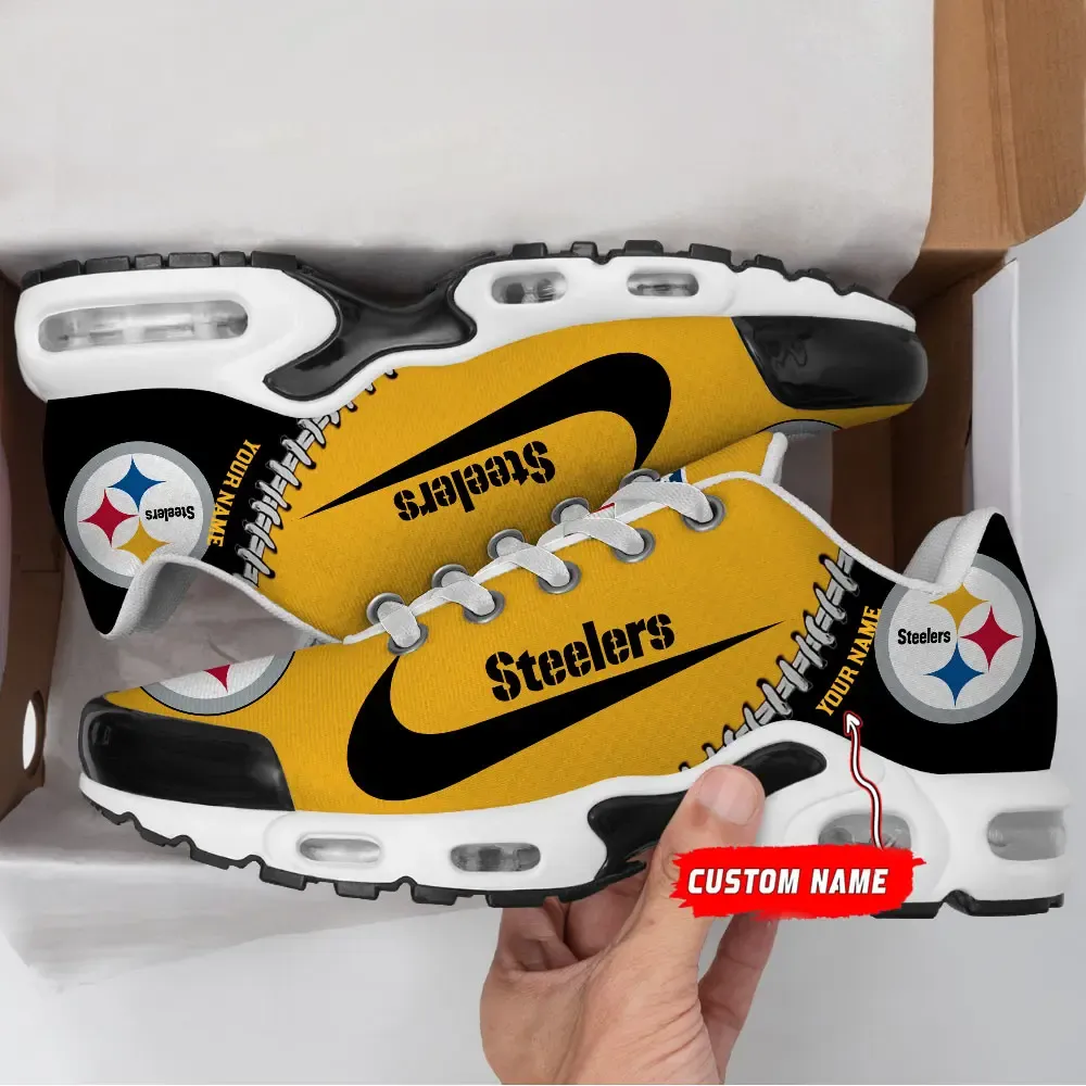 Pittsburgh Steelers New Air Max Plus TN Shoes Air Cushion Sneaker 608ON-4295