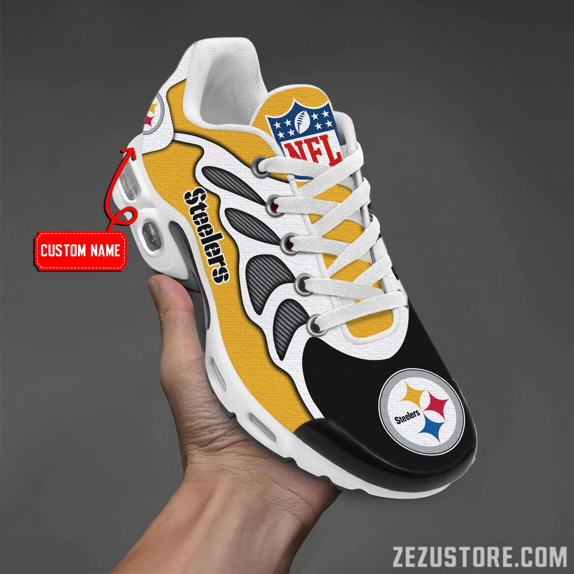 Pittsburgh Steelers Premium TN Shoes Air Cushion Sneakers