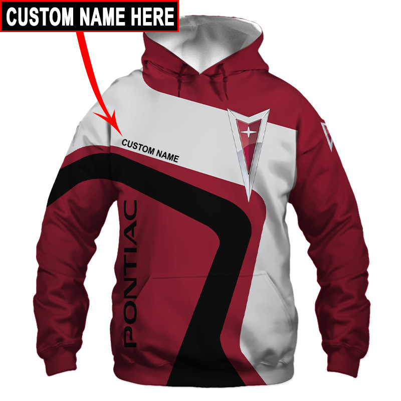 Pontiac t-shirt hoodie apparel 3D full printing 