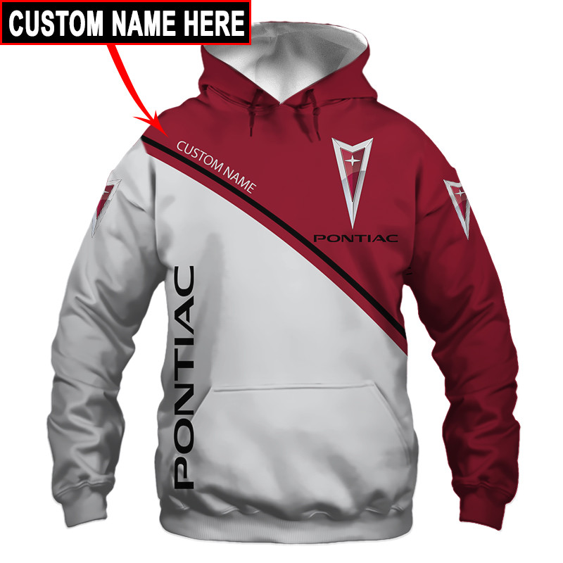Pontiac t-shirt hoodie apparel 3D full printing 