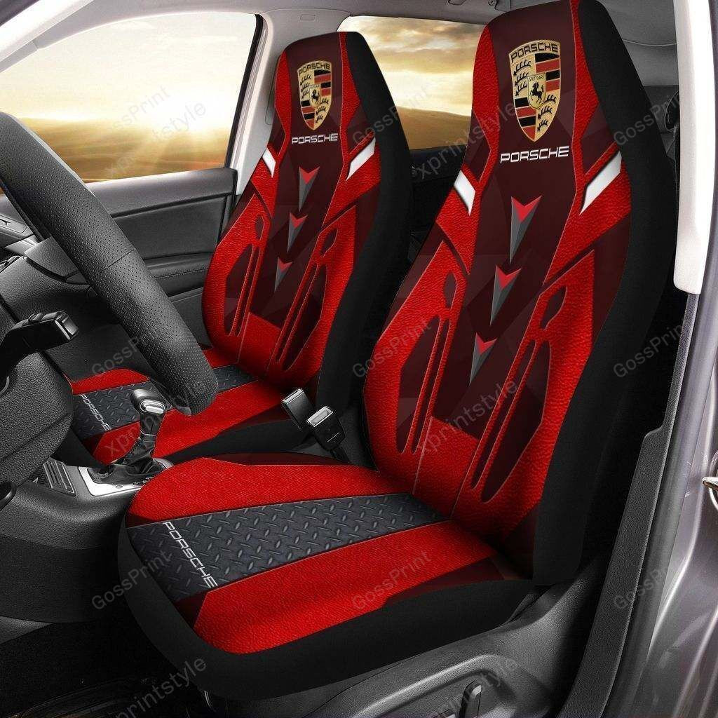 PORSCHE CAR SEAT COVER ( SET OF 2 ) VER 2  DC 