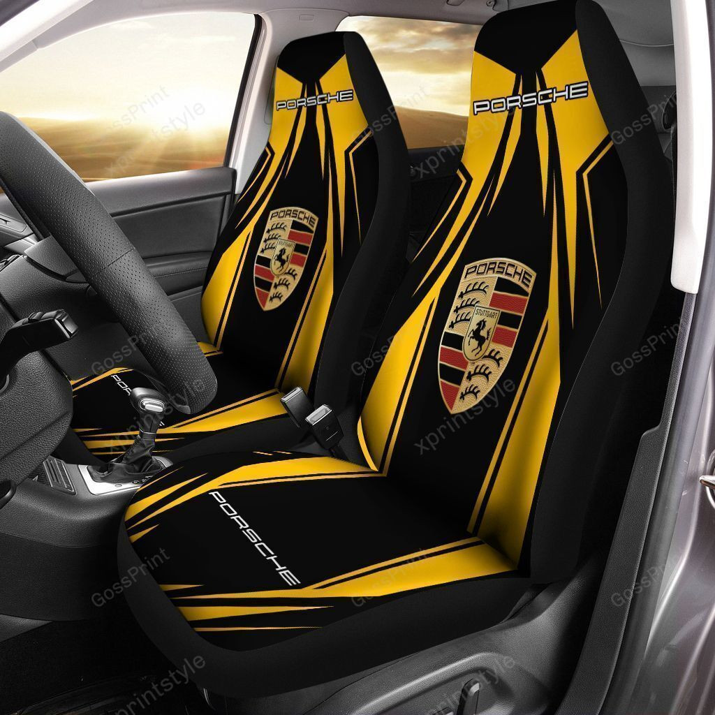PORSCHE CAR SEAT COVER ( SET OF 2 ) VER 5  DC 