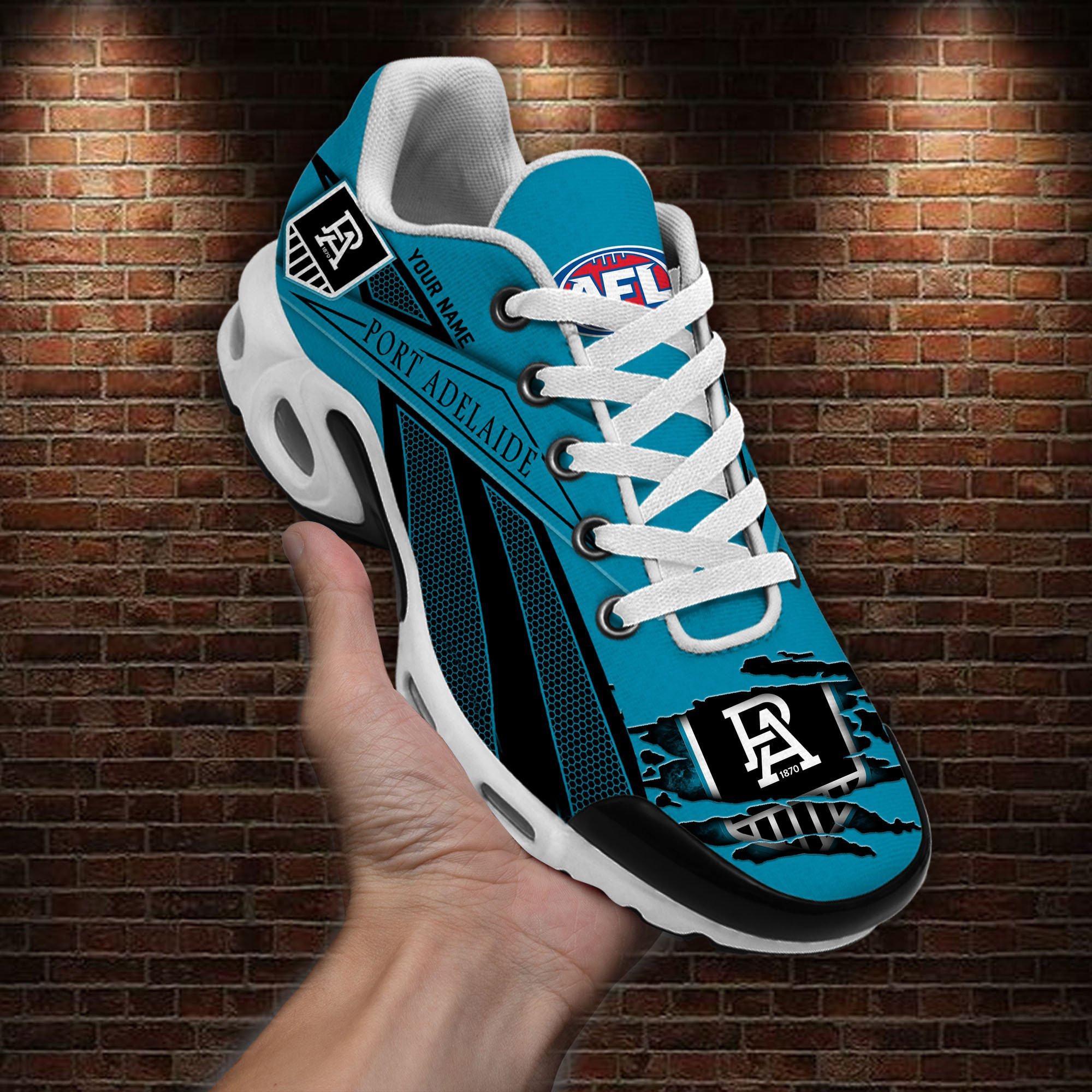 Port Adelaide Football Club TN Air Max Plus Shoes Sneakers For Men And Women