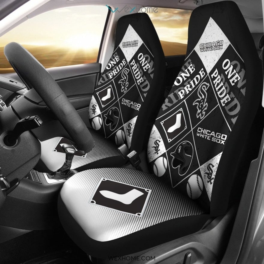 Pride Flag Chicago White Sox Car Seat Covers Unique Car Gift 2021 