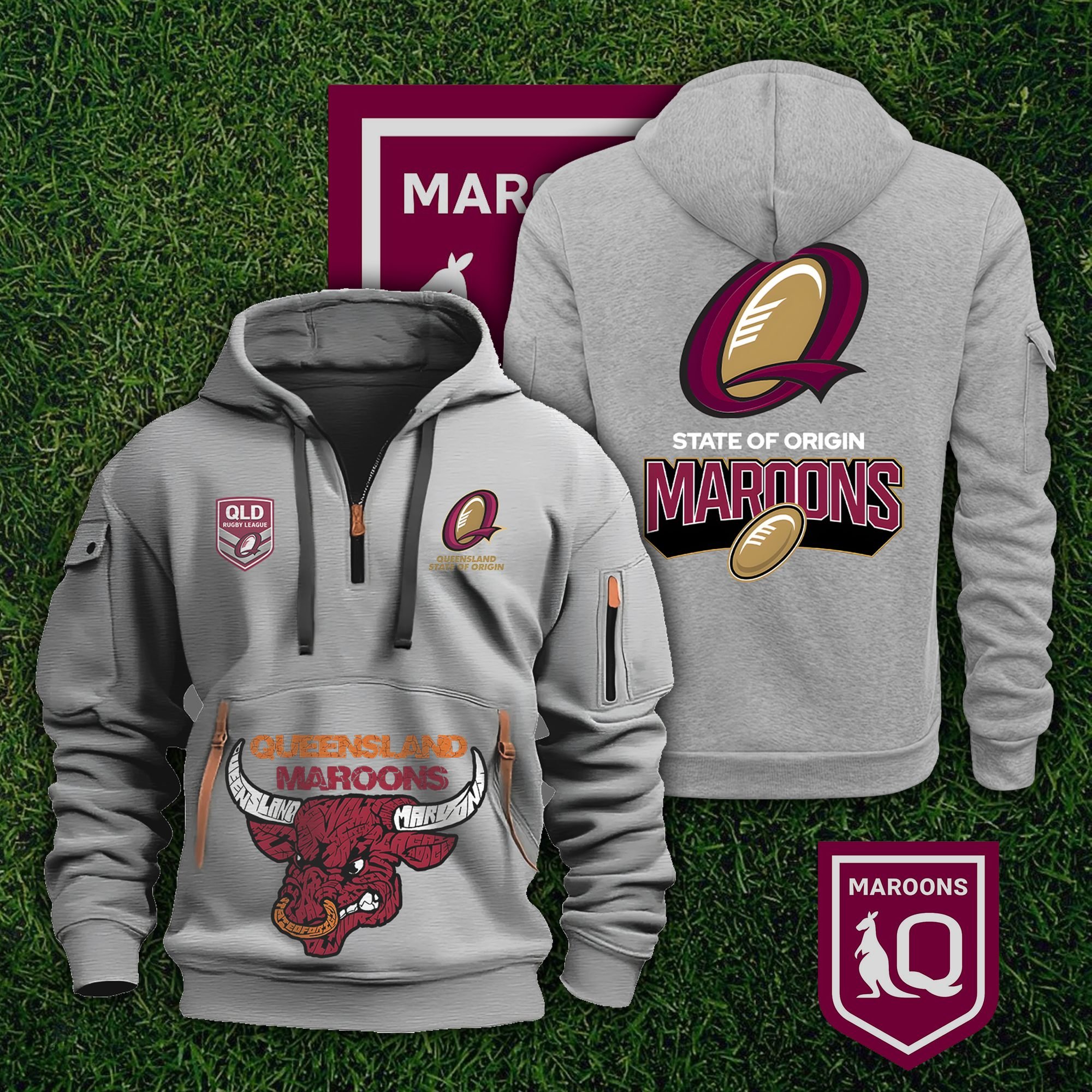 Queensland Maroons New Hoodie &Atilde;&cent;&acirc;&sbquo;&not;&acirc;&euro;&oelig; Edition 
