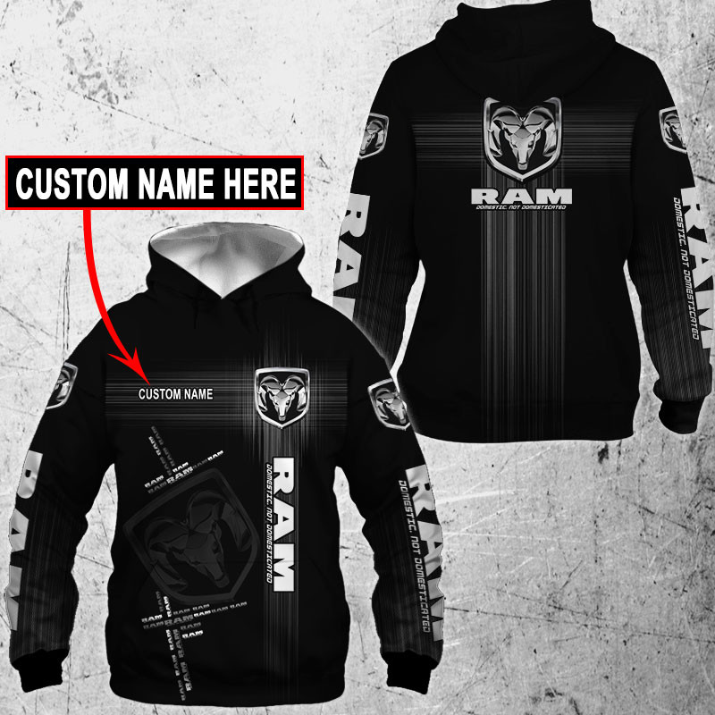 Ram Tshirt, sweatshirt, Polo, Hawaiian, Hoodie 3D Apparel Full Printing Custom Name 