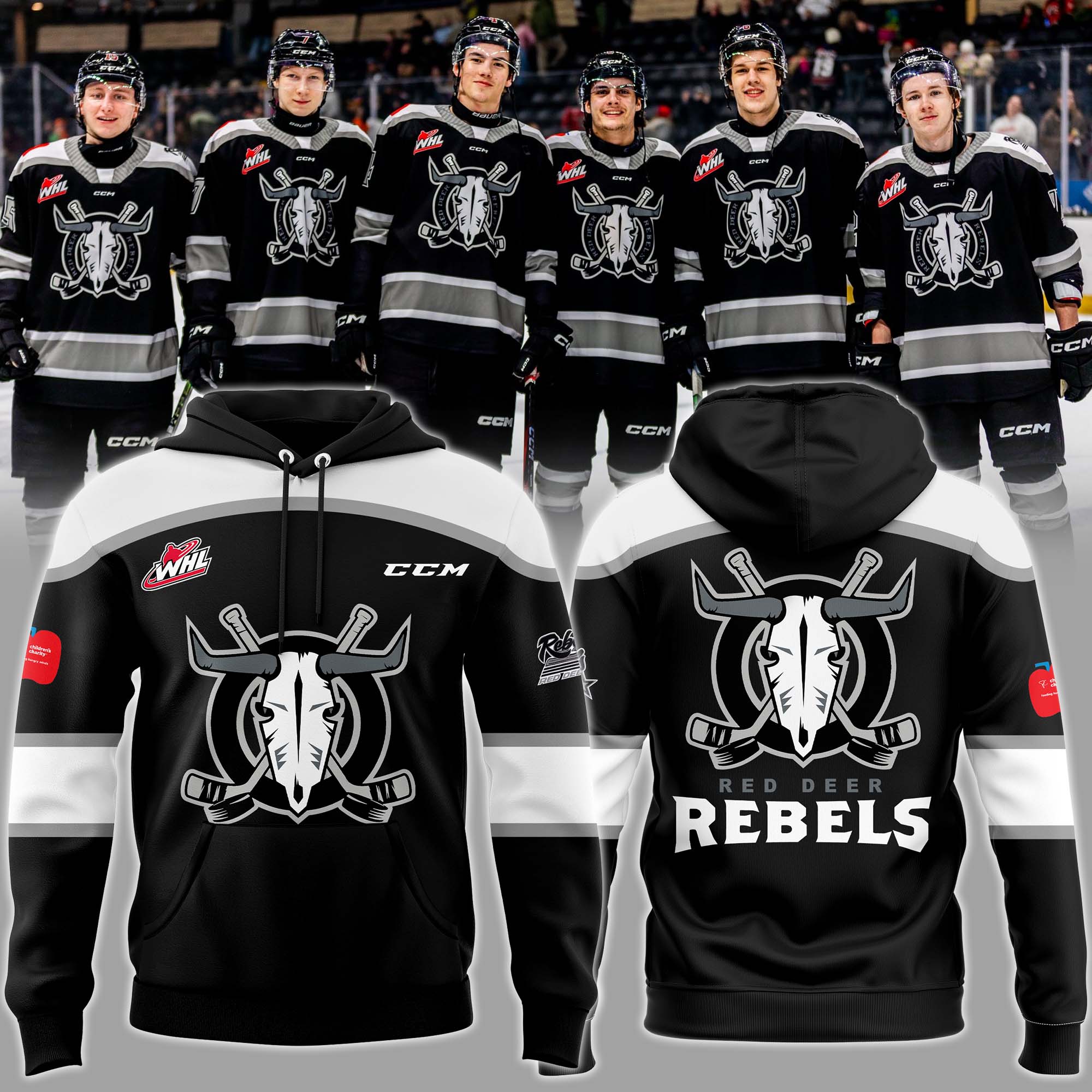 Red Deer Rebels Hoodie 2025 