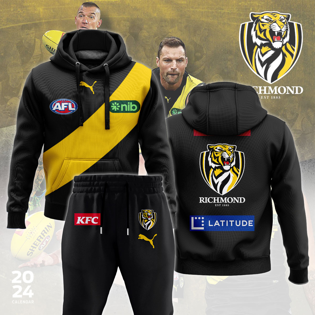 Richmond Tigers Hoodie 