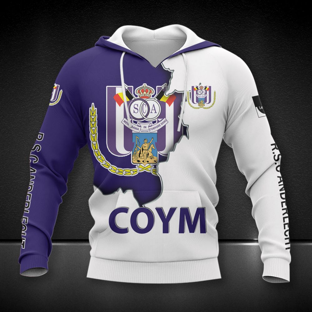 R.S.C. Anderlecht Printing T-Shirt, Polo, Hoodie, Zip, Bomber 8684 